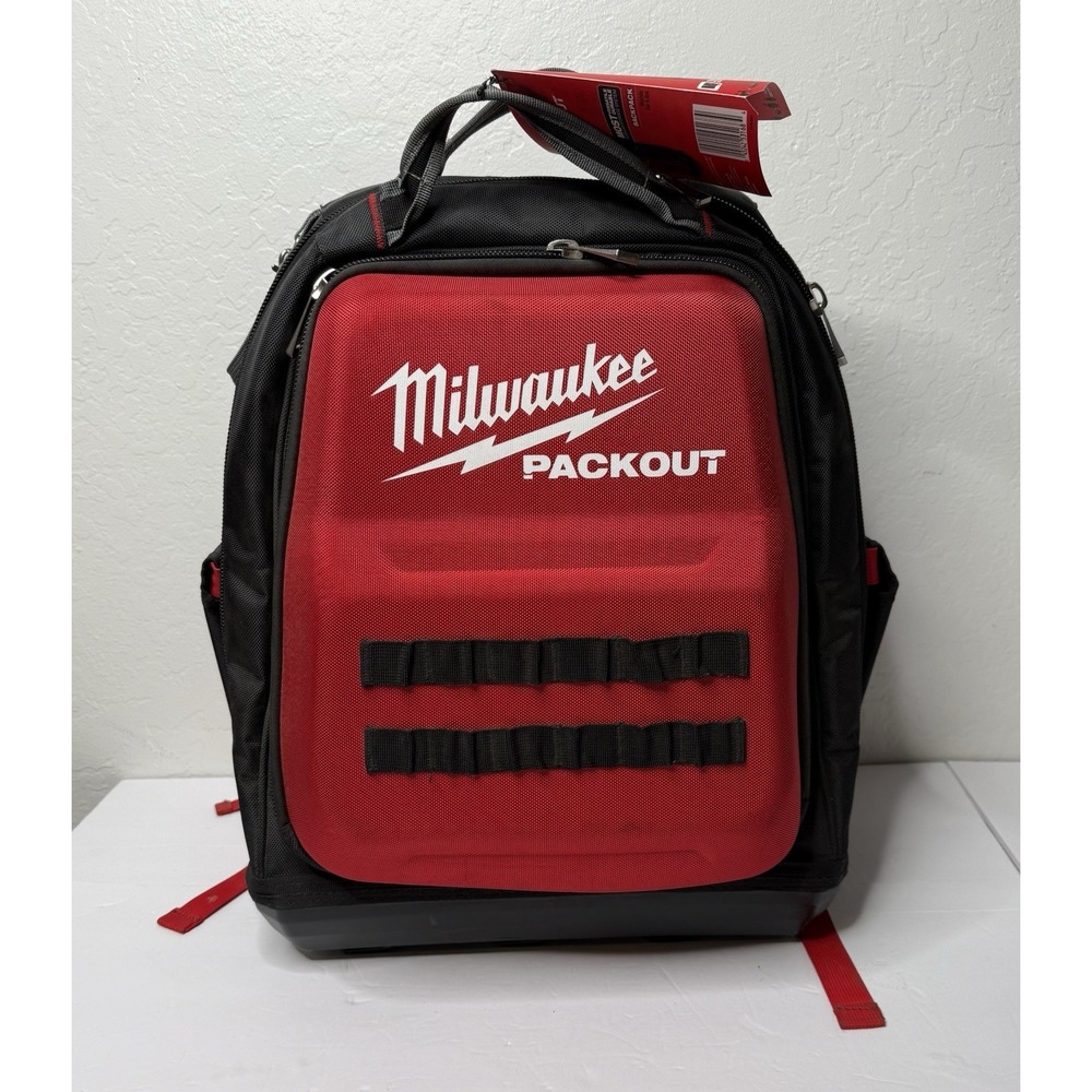 Milwaukee 48-22-8301 PACKOUT Backpack Red Black Work Tools Durable New